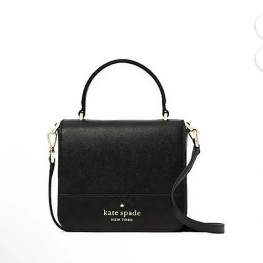 🔥LOW START Kate Spade Staci Square Saffiano Leather crossbody (NEW) - Picture 14 of 14